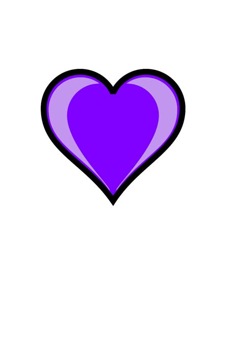 Purple Heart Clip Art At Vector Clip Art Online Royalty