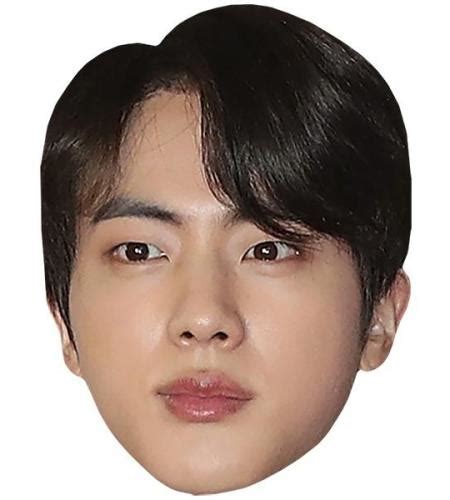 Jin Bts Celebrity Mask Celebrity Cardboard Cutouts