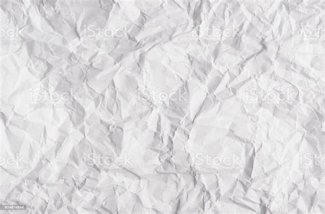 Crumpled White Paper Texture Stock Photo Download Image Now Istock