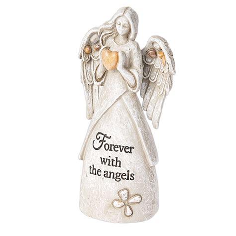 Fitzulas T Shop Ganz Memorial Pebble Angel Figurine Forever