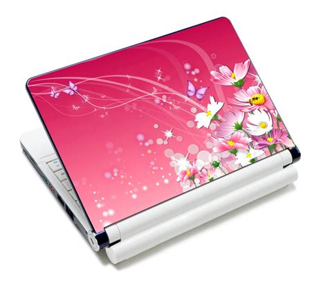 Pink Flower 154 Laptop Skin Cover Case Notebook Sticker 11 1213 14