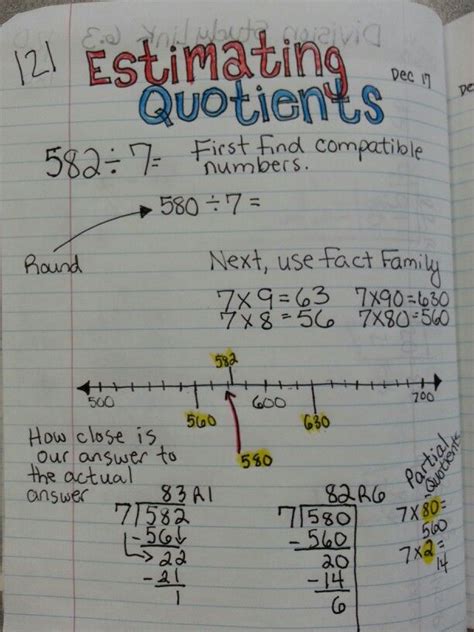 How To Do Estimate Quotients Using Multiples