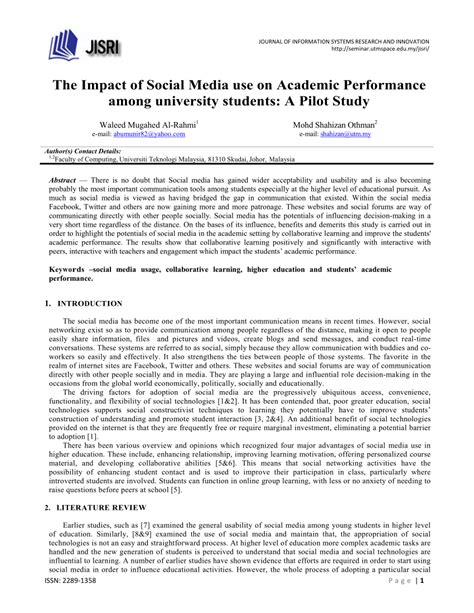 The aim of this study was to assess the pattern of eating methods: (PDF) The impact of social media use on academic ...