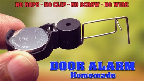 Hope it helps!link to wiring page. How to make Door Alarm at home - NO ROPE CLIP WIRE SCREW - Simple Easy & Smallest Ever ...