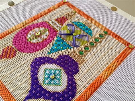 Eye Candy needlepoint Christmas ornament picture | Needlepoint