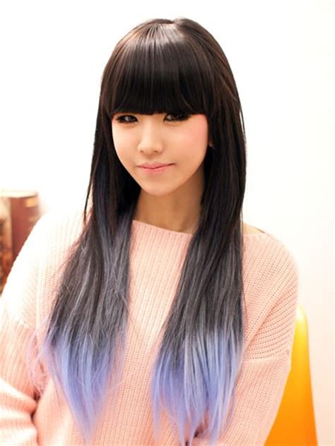 Electric blue hair tag someone who would. awesome black & blue ... hair-extensions | Pink hair clips ...