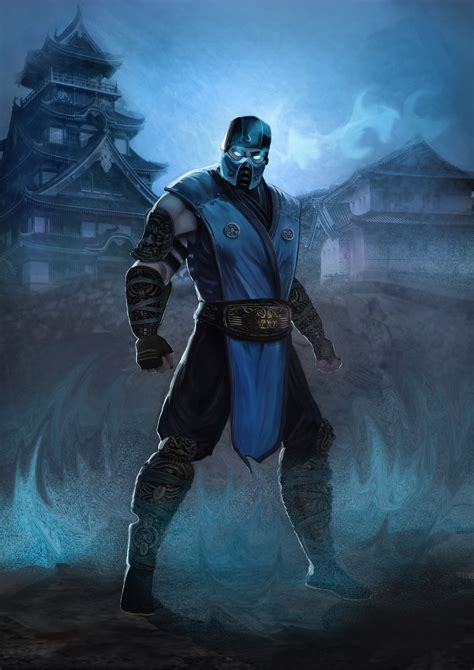 Cheeseng Yow Sub Zero Mortal Kombat Fan Art