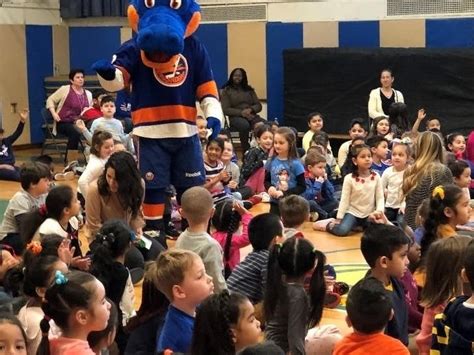 The most important thing for me going back through my career is doing the best that you can and people will start to hear about you. NY Islanders Mascot 'Sparks' Good Habits in Students ...