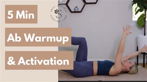 5 Minute Core Ab Activation Warm Up Before Any Workout Youtube