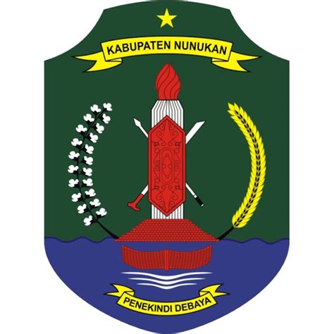 Jual Bordir Murah Logo Emblem Kabupaten Nunukan Bordir Komputer