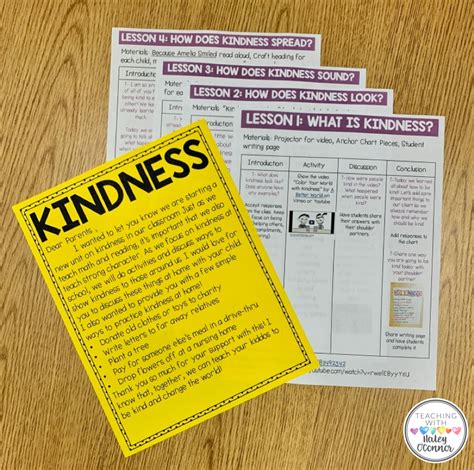 Letter And Lesson Plans Teaching Kindness Kindness Activities Hands
