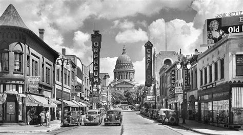 View Of State Street In The 1940s Rmadisonwi