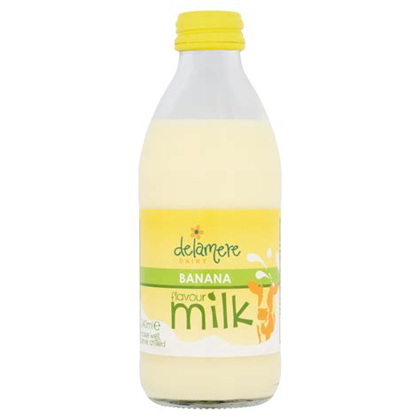 Banana Flavour Milk 240ml Delamere Dairy Flavoured Milk