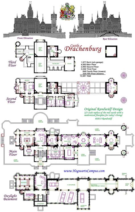 Castle Floor Plan Minecraft