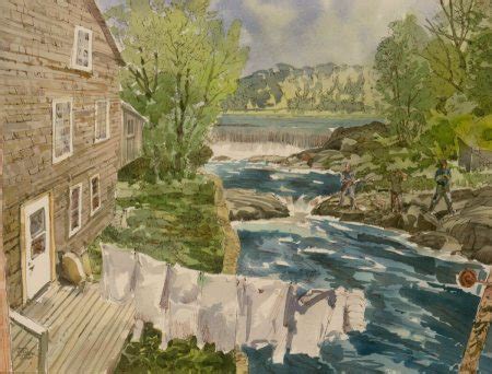 Fishing At Moulin Aux Ab Nakis Quebec Peter Etril Snyder Online Gallery