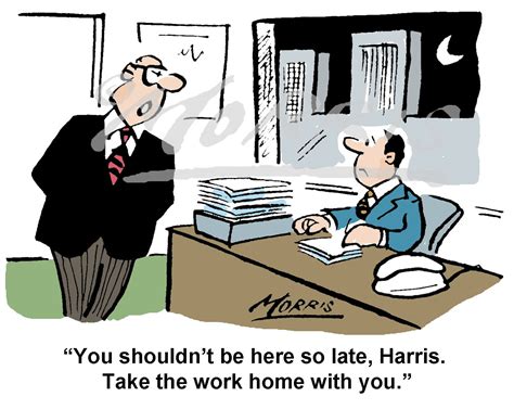 Manager Employee Comic Office Cartoon Ref 0073col Business Cartoons