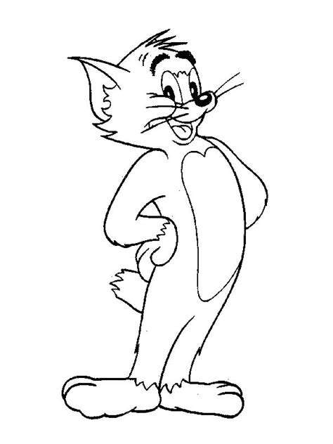 Material Vestido O Dibujos Colorear Tom Y Jerry Admiración Envidia Pavo