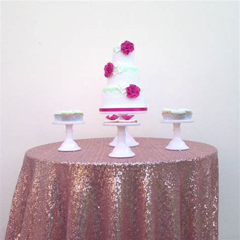 Sequin Tablecloth For Cake Table By The Sweet Hostess