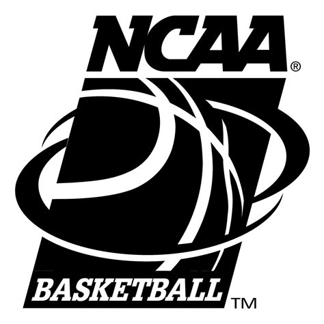 NCAA Basketball Logo Black and White - Brands Logos