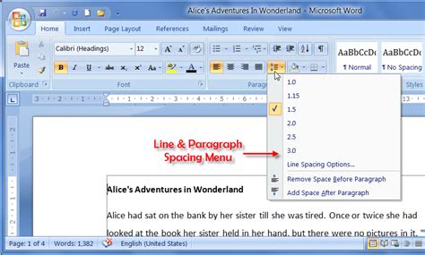 Line Spacing In Ms Word Hot Sex Picture