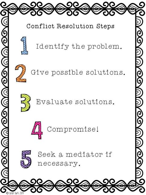 Conflict Resolution Worksheets For Elementary Students Worksheeta