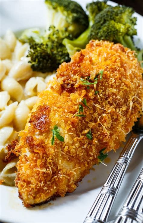 Put chicken in a dish with an egg or 2 so the panko breading and parmesan cheese stick. Baked Parmesan Chicken | Recipe | Chicken parmesan recipes ...