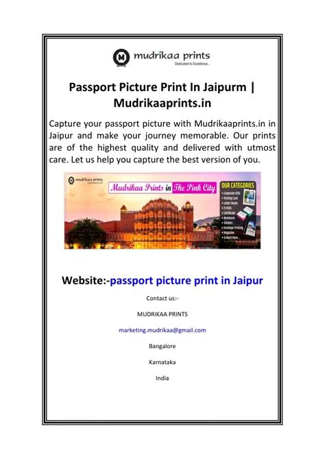 Ppt Passport Picture Print In Jaipurm Mudrikaaprints In Powerpoint