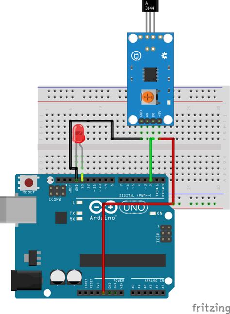 Using A Hall Effect Sensor With Arduino Electronics Lab Com