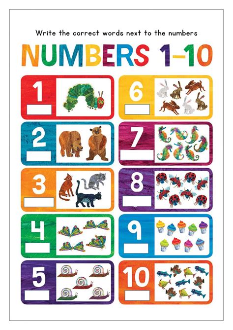 Numbers 1 10 Online Worksheet For Kindergarten Numbers 1 10 Online