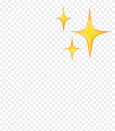 Find Hd Sticker Emoji Emojis Yellow Sparkle Stars Tumblr Sparkle