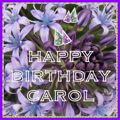 Happy Birthday Carol Birthday Cake  Birthday Name Birthday Wishes