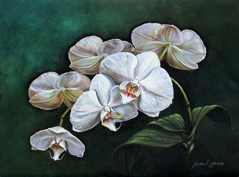 Shop luxury home decor and furnishings at neiman marcus. White Orchids Painting by Joan Garcia