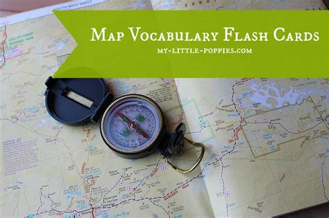 Map Vocabulary Flash Cards