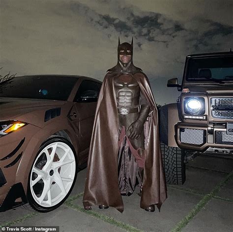 Travis Scott Brown Batman Costume Rbatman