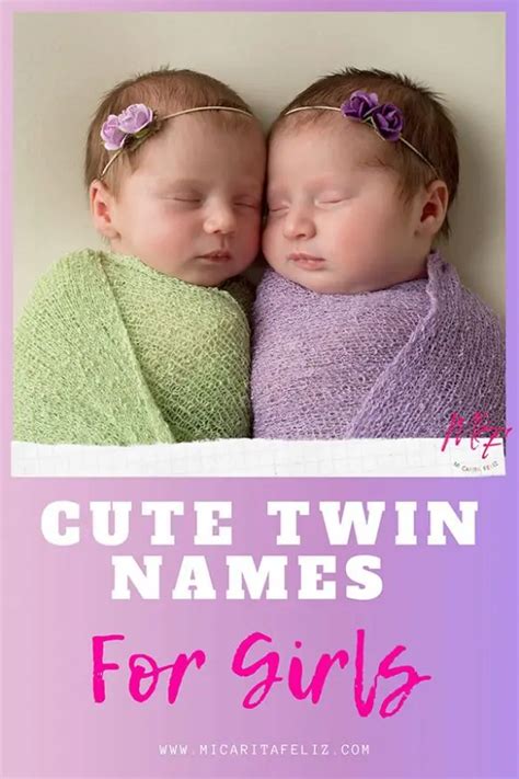 Twin Baby Girls Names Twin Baby Girl Names Twin Girl Names Baby