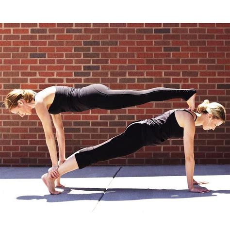 Grab Your Bestie Or Partner Now And Do This Yoga Challenge Poses Partner Yoga Poses Yoga