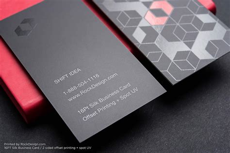 Business card design in canada: 2 sided Spot UV Business Cards | RockDesign Luxury ...