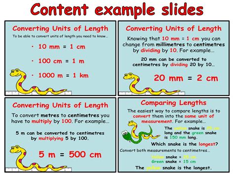Converting And Comparing Units Of Length Year 4 Animated Powerpoint