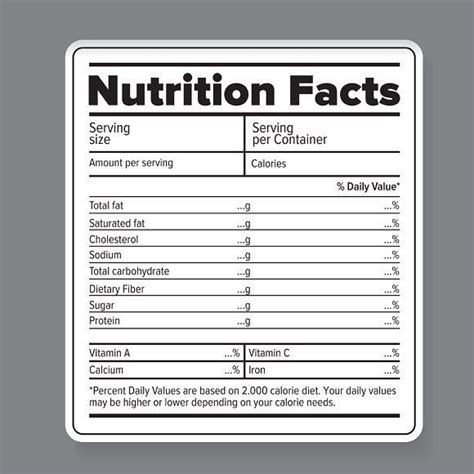 Blank nutrition label template is a blank nutrition label sample that that give information on when designing blank nutrition label template, it is also important to consider its different variations, for a well designed blank nutrition facts template can help design blank nutrition facts document with. 28 Blank Nutrition Label Template Word in 2020 (With ...