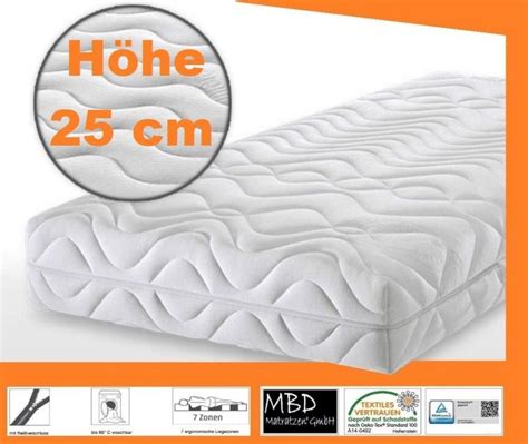 Mattresses and bed purchase seller declares young man mattress and slatted frame. Mbd Matratzen® (140 X 200 Cm H25) O Real von Real Matratze ...