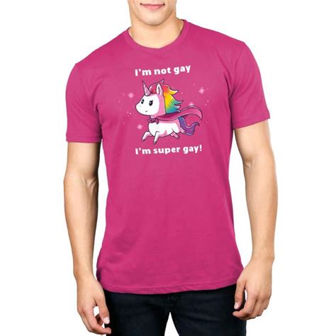 I M Super Gay Funny Cute And Nerdy T Shirts Teeturtle