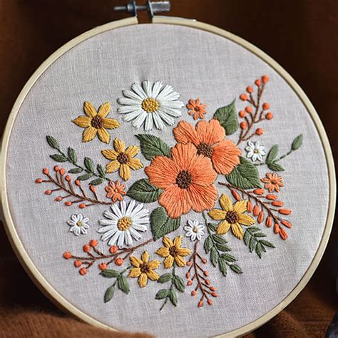 Embroidery essentials for beginners hand embroidery patterns for beginners when it comes to embroidery for beginners, if you're working with two strands a loop knot is an. Embroidery Kit Beginner,Modern Hand Embroidery Full Kit ...