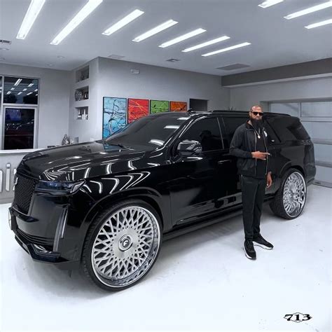 Slim Thugs Already Platinum Cadillac Escalade Wears Donk Like 30 Inch
