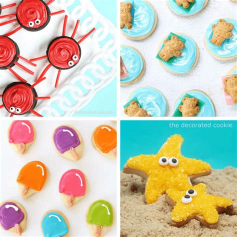 Who knew pasta could be used to decorate cookies? summer cookies: A roundup of ideas for summer decorated cookies.