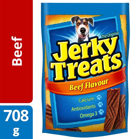 Dog treats can help satisfy your dog's need to chew, and they're an indispensable part of training. Jerky Treats Beef Flavour Dog Snacks 708g | Walmart Canada
