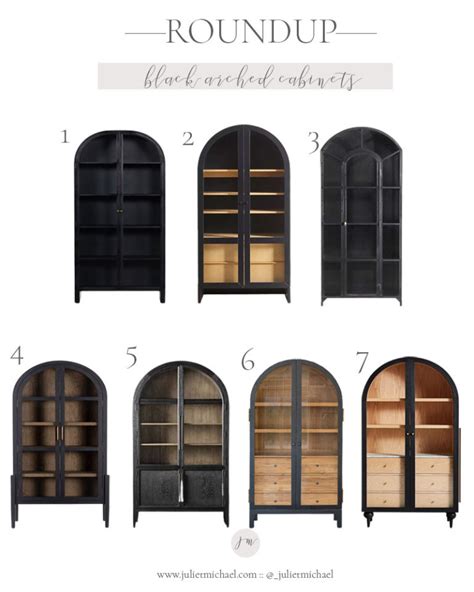 Black Arched Display Cabinets Roundup