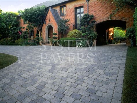 Sandstone crazy paving pool pavers. Driveway Paver Installation & Design | System Pavers