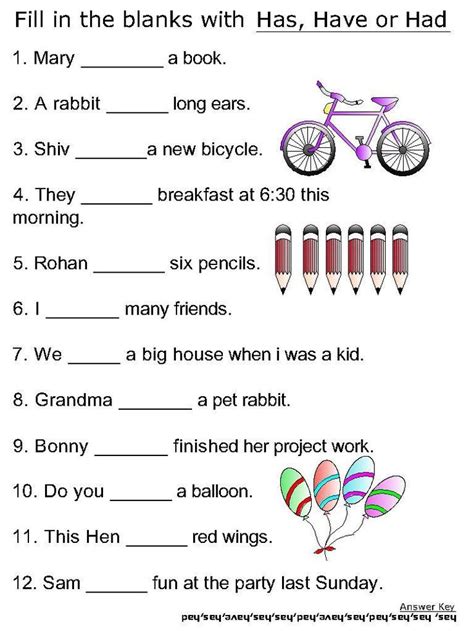 elementary grammar worksheets  english learning pinterest