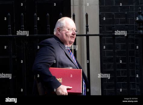 communities secretary eric pickles arrives cabinet meeting downing street hi res stock