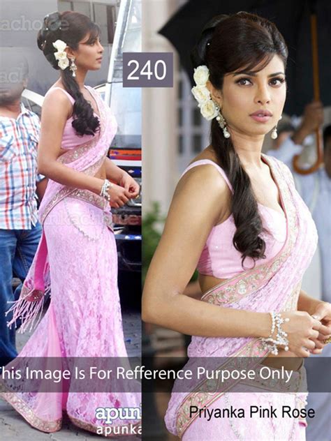 Buy Bollywood Replica Priyanka Chopra Retro Style Saree